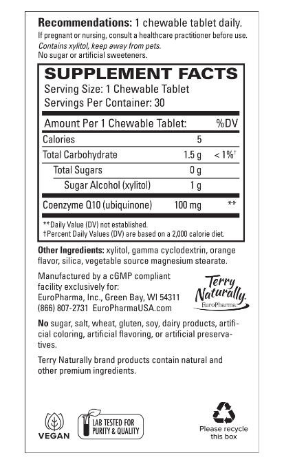 CoQ10 Chewable Enhanced Absorption