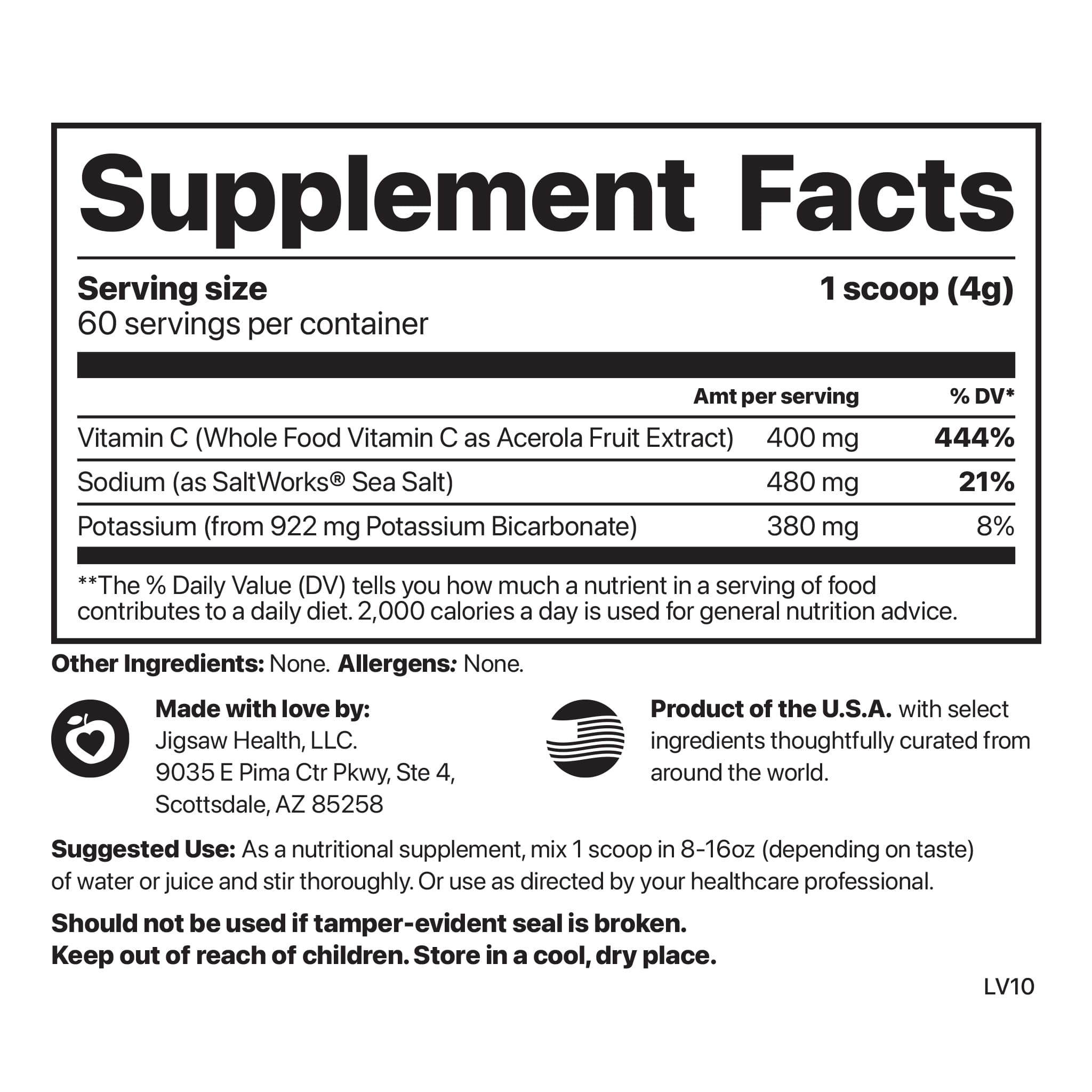Jigsaw Adrenal Cocktail™ + Wholefood Vitamin C